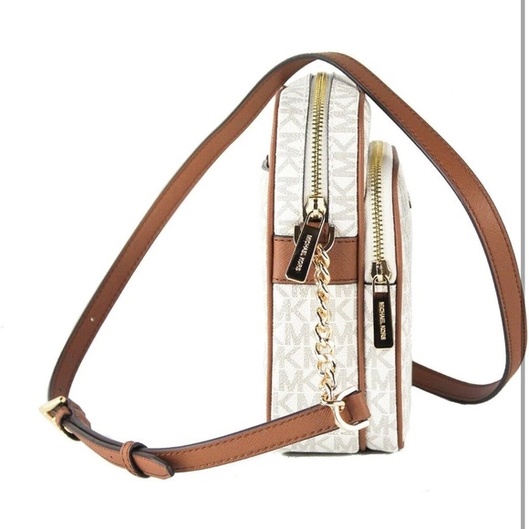 MK Jet Set Travel Medium Logo Chain Crossbody Bag NWOT - Picture 3 of 13